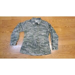 US Air Force Camouflage Utility Coat Shirt Women's 10S Tiger Stripe Utility